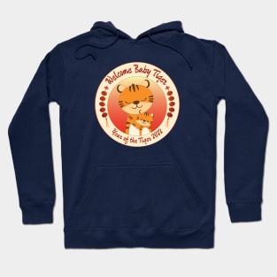 Newborn Baby in the Year of the Tiger Hoodie